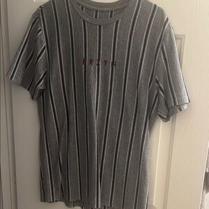Gray Brixton Striped T-Shirt